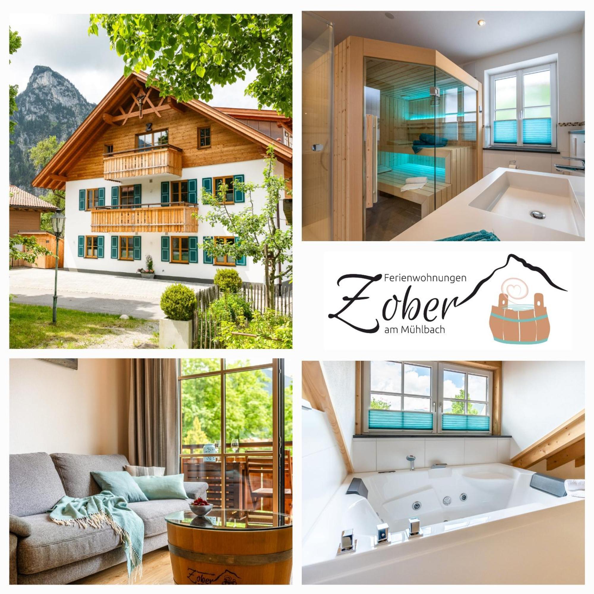 Ferienwohnungen Zober Am Muehlbach Oberammergau Esterno foto